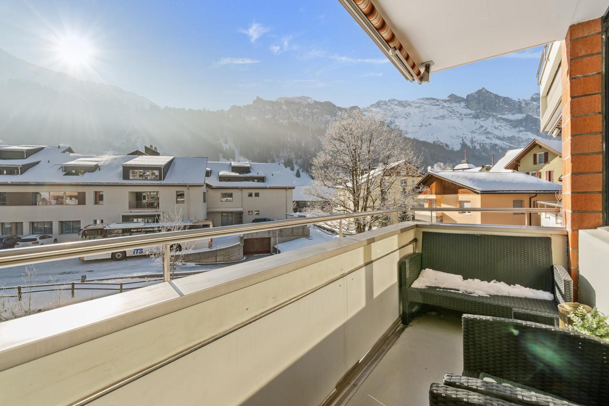 Studio Mit Bergblick Titlis, Luzern, Pilatus, See Engelberg Exterior foto